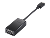 HP - Ekstern videoadapter - USB-C - D-Sub - svart - for Victus by HP 16 ENVY x360 Pavilion 15 Pavilion Aero 13 Pavilion Gaming 15