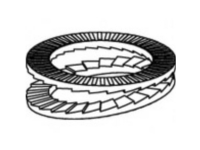 Låseskiver 88032 100 stk TOOLCRAFT TO-5444142