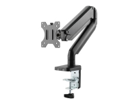 DELTACO Office ARM-0350 - Premium - monteringssett - for LCD-display / bøyd LCD-display - plastikk, aluminium, stål - matt svart - skjermstørrelse: 17-32 - skrivebordsmonterbar
