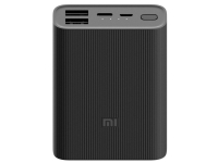 Xiaomi Mi Power Bank 3 Ultra Compact, Sort, Universell, ABS, Polykarbonat (PC), Lithium Polymer (LiPo), 10000 mAh, USB