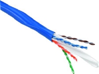 Datakabel NETCONNECT kat 6A U/UTP 500 MHz (4x2xAWG23) 305m tromle, farve: blå, CPR klasse: Dca s2-d2-a1 - (305 meter)