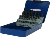 THÜRMER TOOLS Metalbor HSS valset 25 stk Borsæt 1,0-13,0mm med 0,5mm spring levers i metalboks