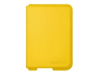 Kobo SleepCover - Lommebok for eBook-leser - kunstlær - sitronfarge - for Kobo Nia