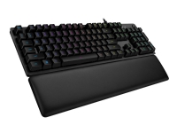 Logitech Gaming G513 - Tastatur - bakgrunnsbelyst - USB - Nordisk - tastsvitsj: GX Red Linear - karbon