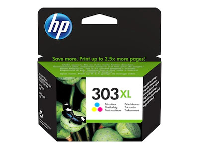 HP 303XL High Yield Tri-color Ink Cart.