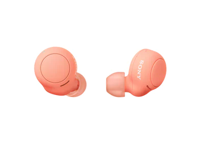 Sony WF-C500, trådløse hodetelefoner, In-Ear med mikrofon (oransje)
