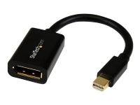 StarTech.com 6in Mini DisplayPort to DisplayPort Video Cable Adapter (MDP2DPMF6IN) - DisplayPort-kabel - Mini DisplayPort (hann) til DisplayPort (hunn) - 15.2 cm - svart - for P/N: CDP2DP141MB, CDP2DP146B, CDP2DPMM1MB, CDP2DPMM6B, DISPLPORT15L, DISPL