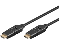 Højhastigheds HDMI™-kabel 360° med Ethernet