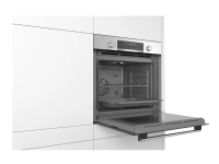 Bosch Serie | 6 HBA538BS6S - Ovn - innebygd - Wi-Fi - fordypning - bredde: 56 cm - dybde: 55 cm - høyde: 58.5 cm - med selvrens - Klasse A - rustfritt stål