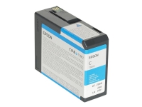 Epson T5802 - 80 ml - cyan - original - blekkpatron - for Stylus Pro 3800, Pro 3880