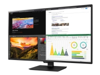 LG 43UN700-B - LED-skjerm - 43 (42.51 synlig) - 3840 x 2160 4K @ 60 Hz - AH-IPS - 400 cd/m² - 1000:1 - HDR10 - 5 ms - 4xHDMI, DisplayPort, USB-C - matt svart
