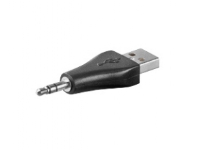 Goobay USB/3.5mm Adapter, USB-A, 3.5mm, Svart