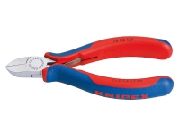 Knipex 76 22 125, Avbitertang, Kromvanadiumstål, Plast, Blå, Rød, 12,5 cm, 107 g