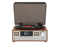 Denver MRD-52LIGHTWOOD, Sølv, Tre, DAB+,FM, 10 W, AC, 230 V, 50 Hz