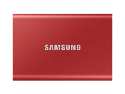 Samsung T7 Ekstern SSD 2TB (rød)