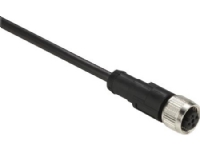 Følerkabel PUR M12 4-pin hun lige 10 meter XZCP1141L10