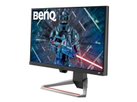 BenQ Mobiuz EX2510S - LED-skjerm - 24.5 - 1920 x 1080 Full HD (1080p) @ 165 Hz - IPS - 400 cd/m² - 1000:1 - HDR10 - 1 ms - 2xHDMI, DisplayPort - høyttalere - mørk grå