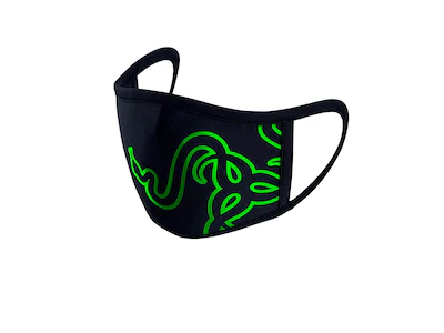 Razer tøymunnbind med grønn logo