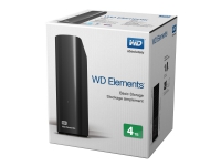 WD Elements Desktop WDBWLG0040HBK - Harddisk - 4 TB - ekstern (stasjonær) - USB 3.0
