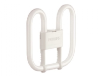 Philips PL-Q 4 Pin - Ikke-integrert kompakt fluorescerende lyspære - form: 2D - GR10q - 28.4 W - klasse G - hvitglødende lys - 2700 K