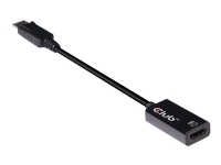 Club 3D - Video adapter - DisplayPort hann til HDMI hunn - 19.17 cm - 4K-støtte