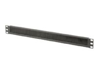 DIGITUS Professional DN-97661 - Styringspanel for rackkabler med børste - svart, RAL 9005 - 1U - 19