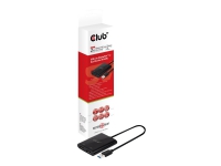 Club 3D SenseVision - Ekstern videoadapter - USB 3.1 Gen 1 - 2 x DisplayPort