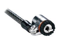 Kensington MicroSaver Keyed Ultra Notebook Lock - Sikkerhetskabellås - sølv - 1.8 m