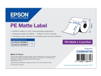 Epson PE - Matt - 210 x 297.4 mm 736 etikett(er) (4 rull(er) x 184) stanseskårne etiketter - for ColorWorks CW-C6500Ae, CW-C6500Pe