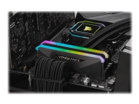 CORSAIR Vengeance RGB RT - DDR4 - sett - 16 GB: 2 x 8 GB - DIMM 288-pin - 3200 MHz / PC4-25600 - CL16 - 1.35 V - ikke-bufret - ikke-ECC - svart