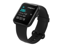 Xiaomi Mi Watch Lite - Svart - smartklokke med stropp - TPU - svart - display 1.4 - Bluetooth - 35 g