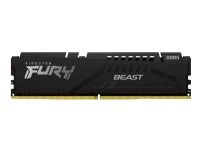 Kingston FURY Beast - DDR5 - modul - 8 GB - DIMM 288-pin - 4800 MHz / PC5-38400 - CL38 - 1.1 V - ikke-bufret - on-die ECC