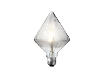 DEKOPÆRE LED 3W DIAMANT MØRKTONET GLAS