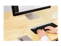 Logitech K780 Multi-Device - Tastatur - Bluetooth, 2.4 GHz - Storbritannia - hvit