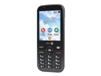 DORO 7011 - 4G feature phone - microSD slot - 320 x 240 piksler - rear camera 3 MP - grå