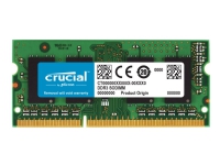 Crucial - DDR3 - modul - 4 GB - SO DIMM 204-pin - 1600 MHz / PC3-12800 - CL11 - 1.35 V - ikke-bufret - ikke-ECC - for Apple iMac 27 (Late 2013) iMac with Retina 5K display (Late 2014, Mid 2015) Mac mini (Late 2012) MacBook Pro (Mid 2012)