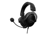 HyperX CloudX II Gaming - Headset - full størrelse - kabling - 3,5 mm jack - Gunmetal (svart / sølv)