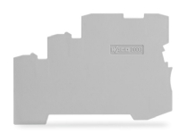 Wago 2000-5391, Terminalblokkseparator, Grå, 1 mm, 3,71 g