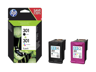 HP Blekk 301 Combopack