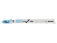 Bosch basic for Metal T 118 A - Stikksagblad - for tynn metallplate - 5 deler - lengde: 92 mm