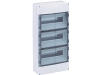 Gruppetavle AKE 36, 3x12(+2) moduler HxBxD: 600x300x142 mm IP 55 polystyrol, lysegrå RAL 7035