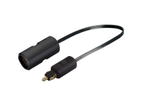 Adapter Standardstik på cigarettænderkobling ProCar 12 V-Adapterkabel mit großer Buchse 12 eller 24 V/DC 8 A