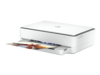 HP ENVY 6020e All-in-One - Multifunksjonsskriver - farge - ink-jet - 216 x 297 mm (original) - A4/Letter (medie) - opp til 8 spm (kopiering) - opp til 10 spm (trykking) - 100 ark - USB 2.0, Wi-Fi(ac) - HP Instant Ink-kvalifisert