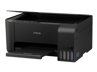 Epson EcoTank ET-2715 - Multifunksjonsskriver - farge - ink-jet - påfyllbar - Legal (216 x 356 mm)/A4 (210 x 297 mm) (original) - A4/Legal (medie) - opp til 10 spm (trykking) - 100 ark - USB, Wi-Fi - svart