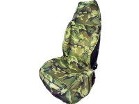 HP Autozubehör 19333 Sitzschoner Camouflage Værkstedsskåner Polyester Camouflagegrøn Passagersædet , Førersædet