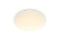 Philips Cavanal - Vegg/taklampe - LED - 12 W - varmt hvitt lys - 2700 K - rund - hvit