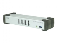 ATEN CS1914 KVMP Switch - KVM / lyd / USB-svitsj - 4 x KVM/lyd/USB - 1 lokalbruker - stasjonær