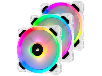 Corsair LL120 RGB 120mm 3-pk, Hvit