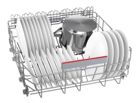 Bosch Serie | 4 SMU4HCS48E - Oppvaskmaskin - innebygd - Wi-Fi - Nisje - bredde: 60 cm - dybde: 55 cm - høyde: 81.5 cm - rustfritt stål