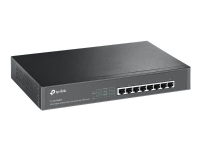 TP-Link TL-SG1008MP - Switch - ikke-styrt - 8 x 10/100/1000 (PoE+) - stasjonær, rackmonterbar - PoE+ (126 W)